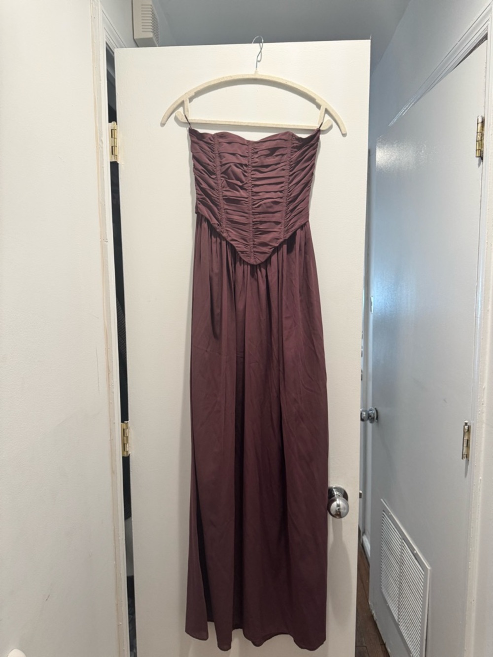 Zara silk corset dress